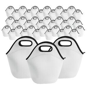 Sublimation DIY Blanks Neoprene Lunch Bag Insulated Soft Box Reusable Lightweigh